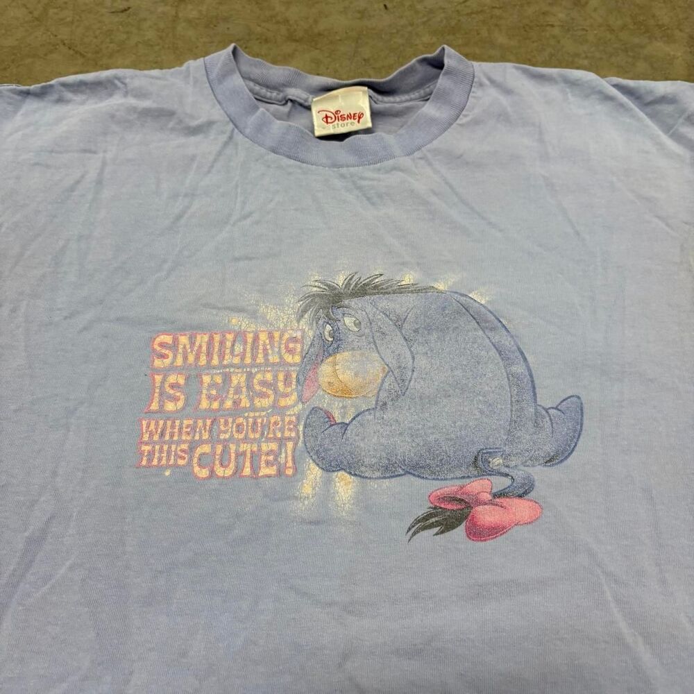 Disney Men's Blue and Purple T-shirt